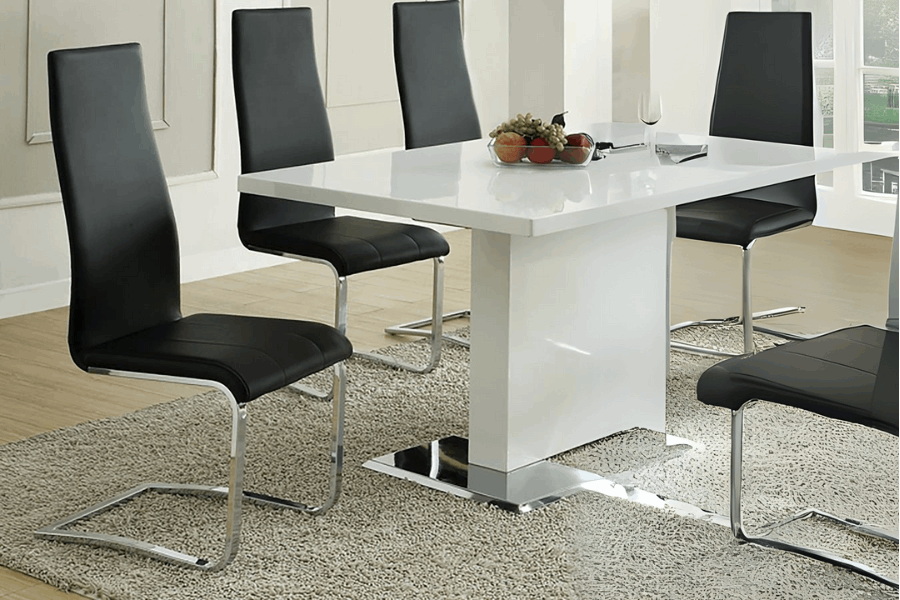 Montclair Upholstered Dining Side Chair Grey (Set of 4) 100515GRY