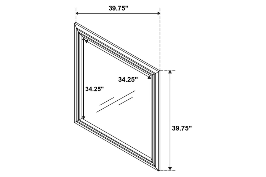 Juego de dormitorio Janine Eastern King de 4 piezas en gris 223551KE-S4 Próximamente