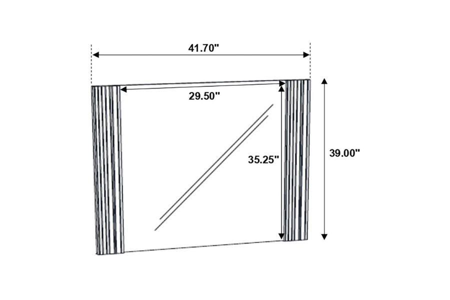 Juego de dormitorio de 5 piezas Eastern King de Blacktoft, color negro 207101KE-S5