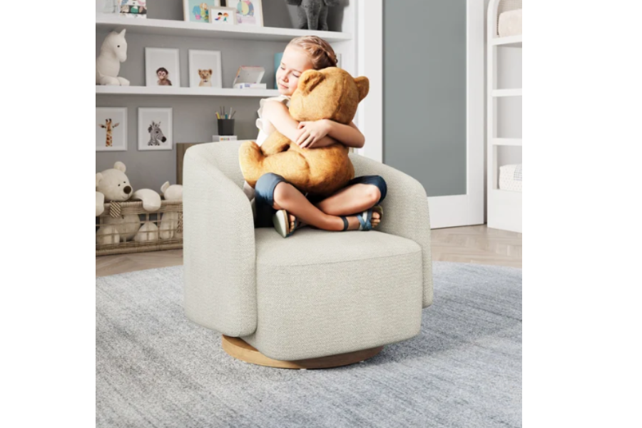 Henredon Mini Murphy Kids Swivel Accent Chair