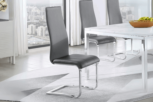 Montclair Upholstered Dining Side Chair Grey (Set of 4) 100515GRY