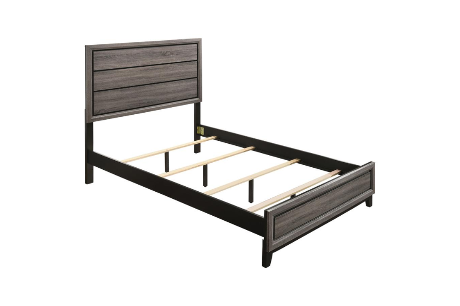 Juego de dormitorio Watson Queen de 5 piezas en roble gris 212421Q-S5