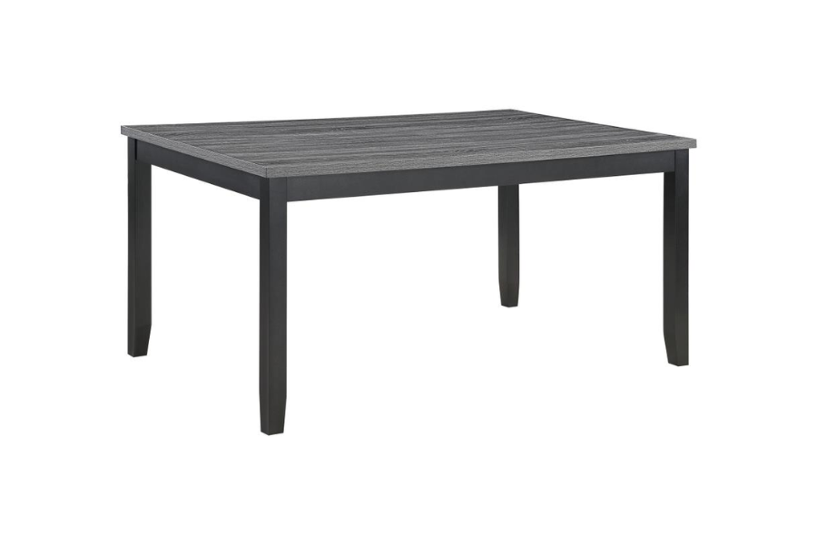 Barlow 6-piece Rectangular Dining Table Set Grey and Black 150366