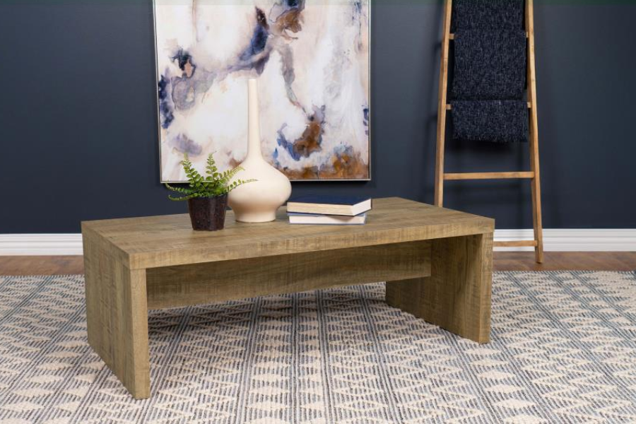 Lynette Rectangular Engineered Wood Coffee Table Mango 704128