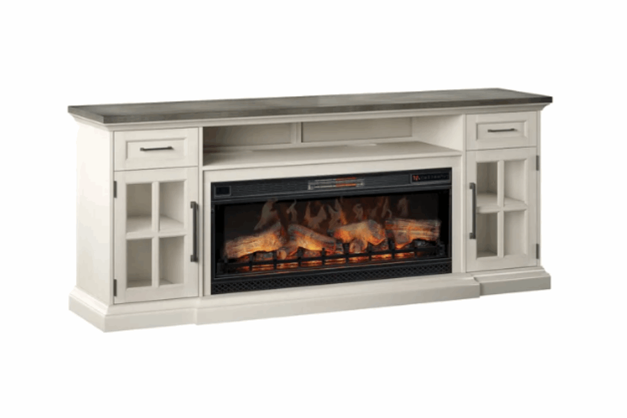 Tresanti Sloane TV Console with Classic Flame Electric Fireplace