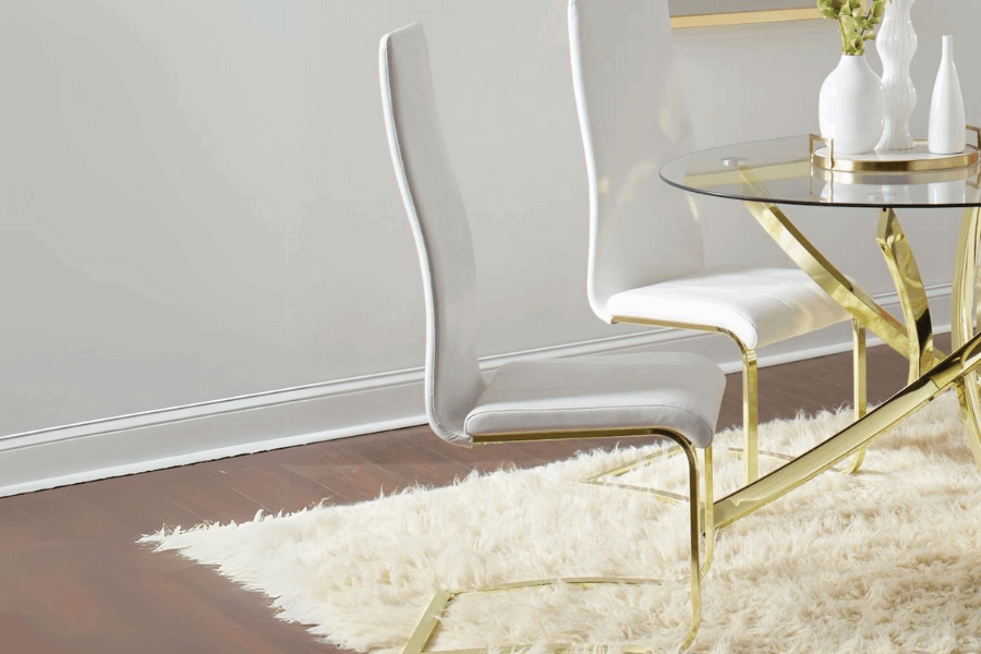 Montclair Upholstered Dining Side Chair Grey (Set of 4) 100515GRY