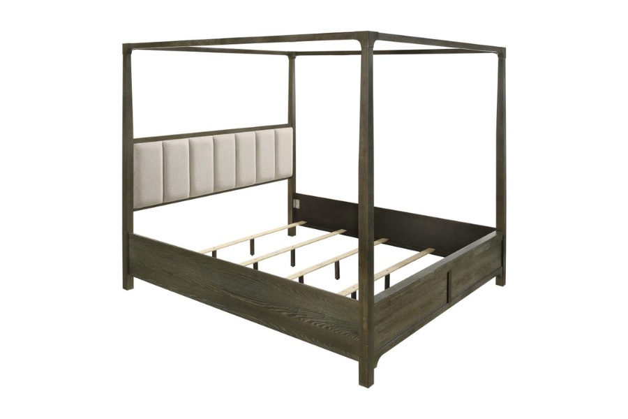 Juego de dormitorio Queen de 5 piezas Gran Park en color cacao oscuro 224931Q-S5 Próximamente
