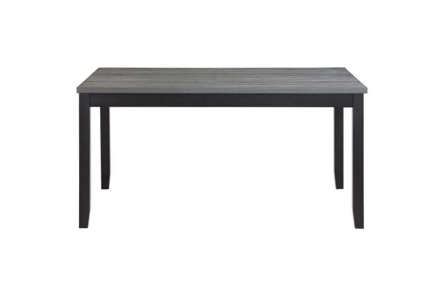 Barlow 6-piece Rectangular Dining Table Set Grey and Black 150366