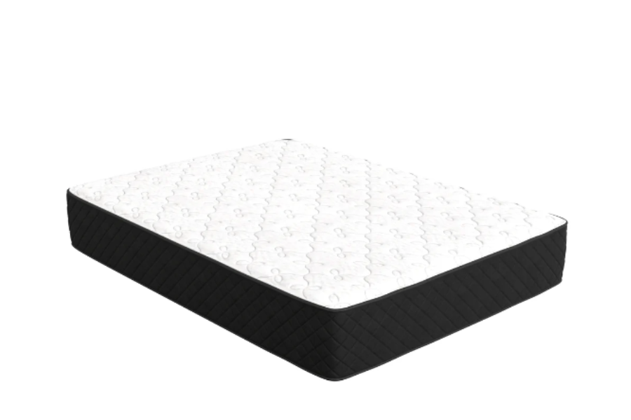 Resortes embolsados con tacto frío, especiales, 12'' de firmeza media, ropa de cama americana