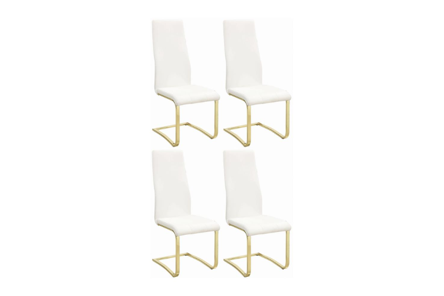 Montclair Upholstered Dining Side Chair Grey (Set of 4) 100515GRY