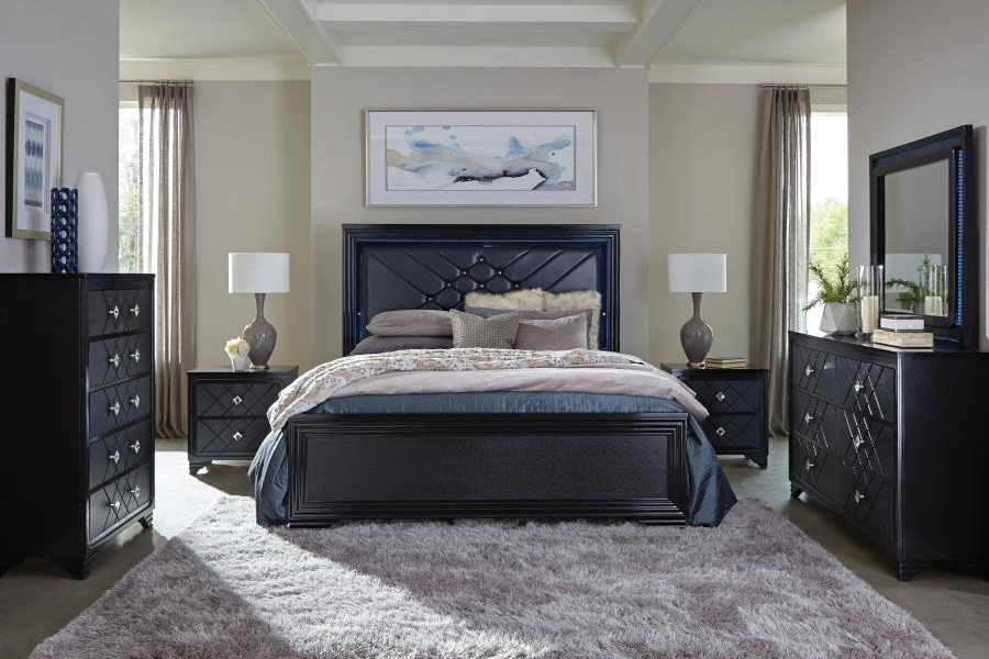 Penelope 5-drawer Bedroom Chest Midnight Star 223575