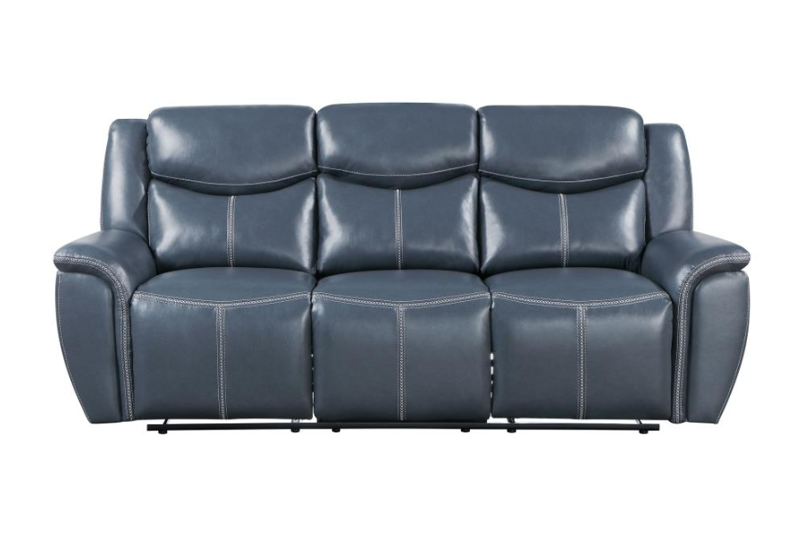 Conjunto de sofá reclinable tapizado de 2 piezas Sloane azul 610271-S2