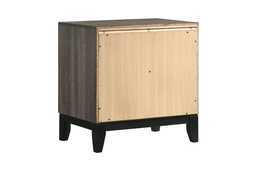 Juego de dormitorio Watson Queen de 5 piezas en roble gris 212421Q-S5