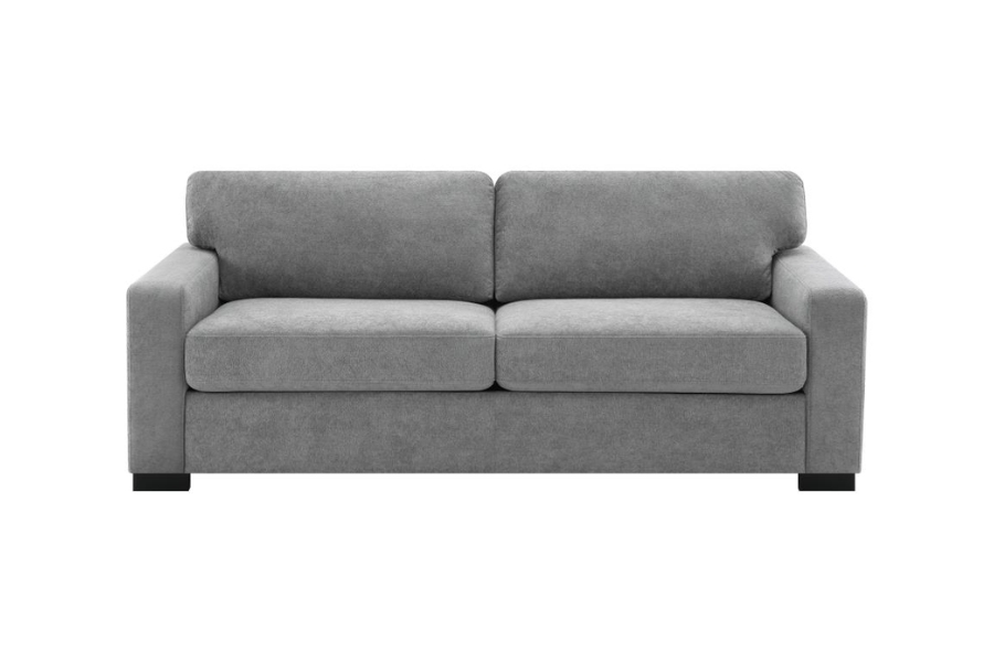 Simpson Upholstered Sofa Sleeper with Queen Mattress Grey 360050