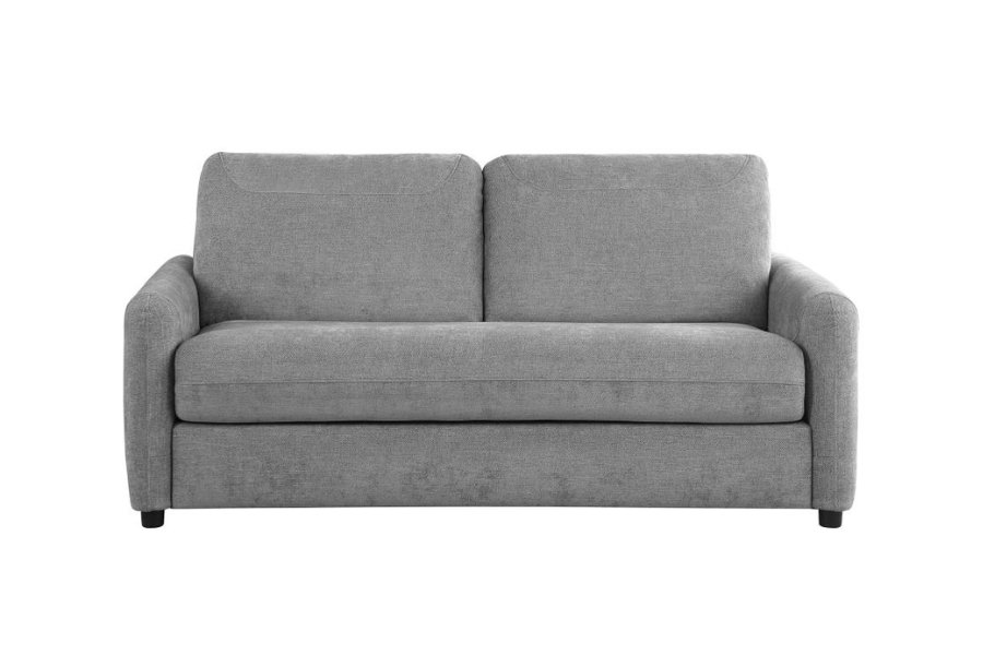 Rylie Upholstered Sofa Sleeper with Queen Mattress Grey 360029