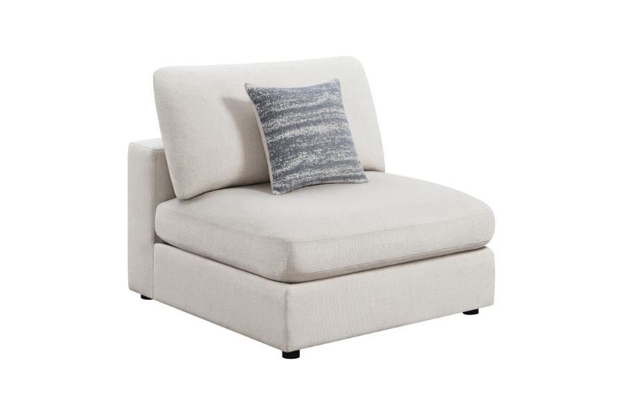 Serene 6-piece Upholstered Modular Sectional Sofa Beige 551321-SET