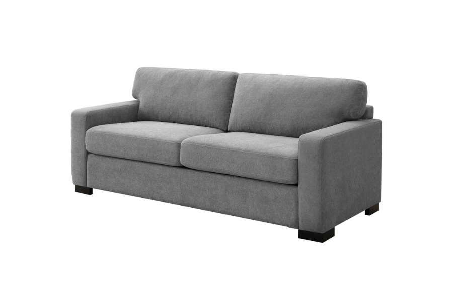 Simpson Upholstered Sofa Sleeper with Queen Mattress Grey 360050