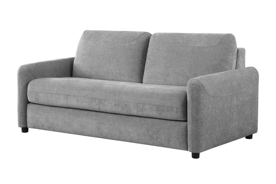 Rylie Upholstered Sofa Sleeper with Queen Mattress Grey 360029