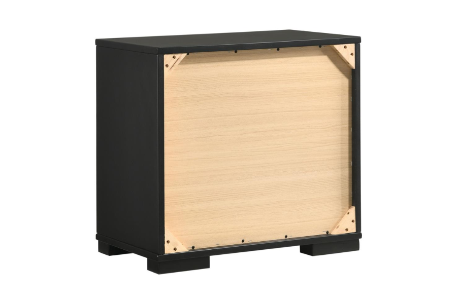 Juego de dormitorio de 5 piezas Eastern King de Blacktoft, color negro 207101KE-S5