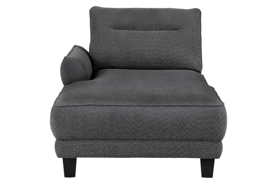 Caspian Upholstered Curved Arm Chaise Sectional Sofa 509540