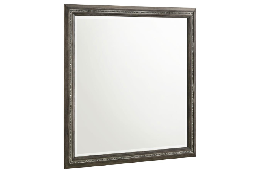 Juego de dormitorio Janine Eastern King de 4 piezas en gris 223551KE-S4 Próximamente