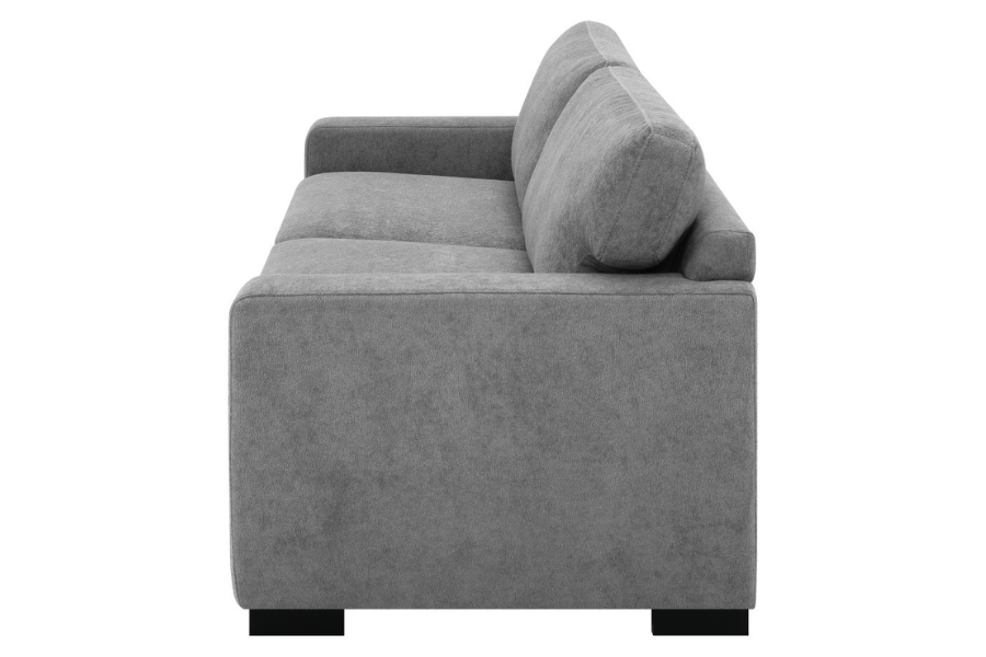 Simpson Upholstered Sofa Sleeper with Queen Mattress Grey 360050