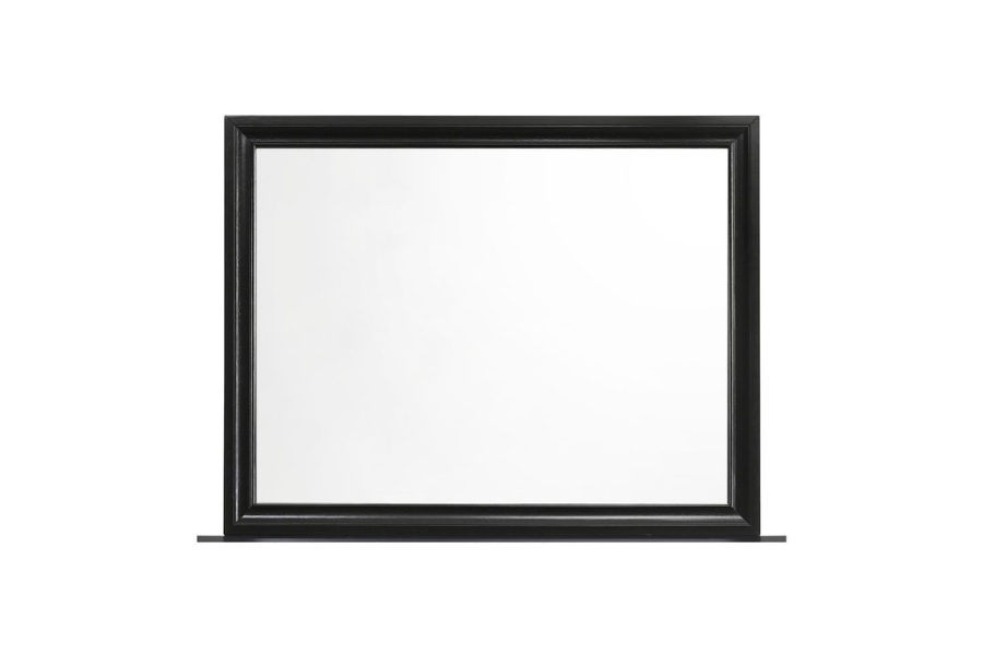 Juego de dormitorio de 4 piezas Miranda Queen en color negro 206361Q-S4