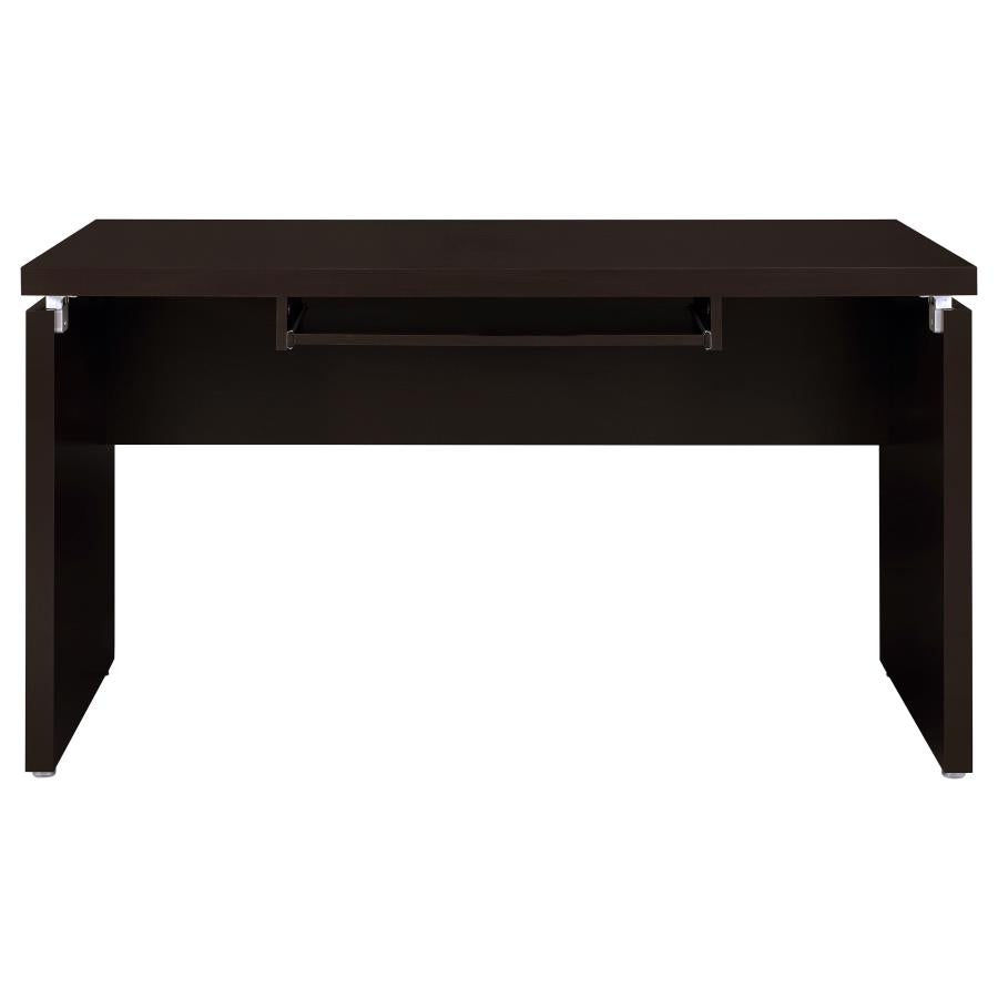 Escritorio para computadora en forma de L de madera de ingeniería Skylar, color capuchino 800891L