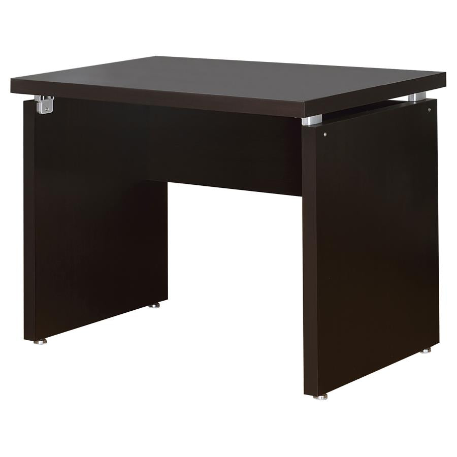 Escritorio para computadora en forma de L de madera de ingeniería Skylar, color capuchino 800891L