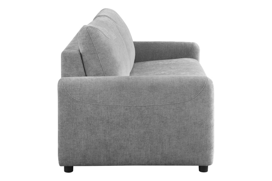 Rylie Upholstered Sofa Sleeper with Queen Mattress Grey 360029