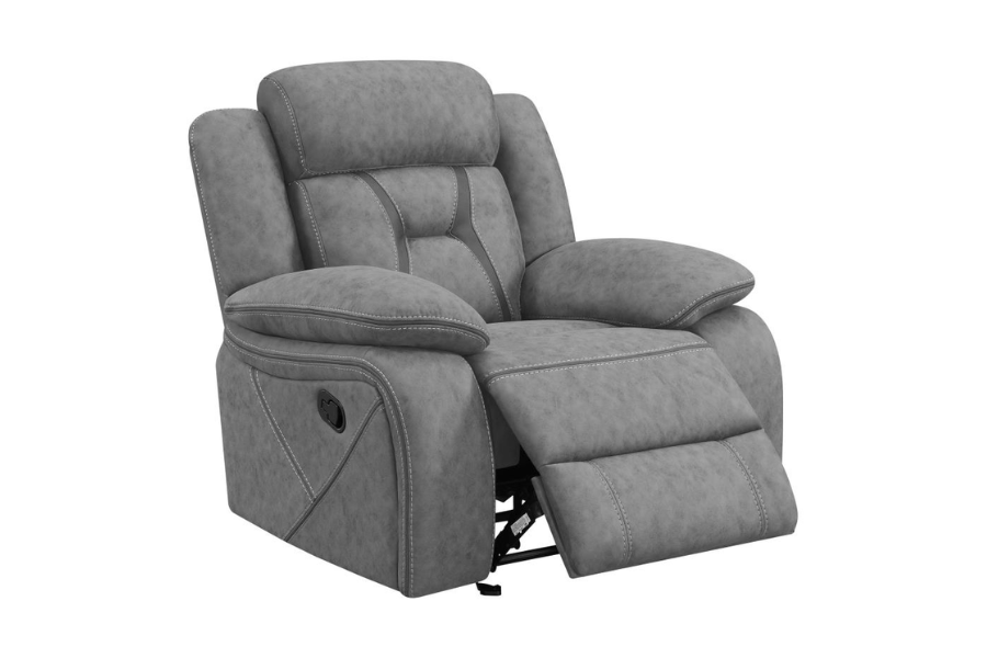 Higgins 3-piece Upholstered Motion Reclining Sofa Set Grey 602261-S3 Comming Soon