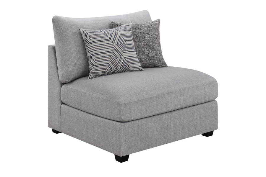 Cambria 6-piece Upholstered Modular Sectional Sofa Grey 551511-SET