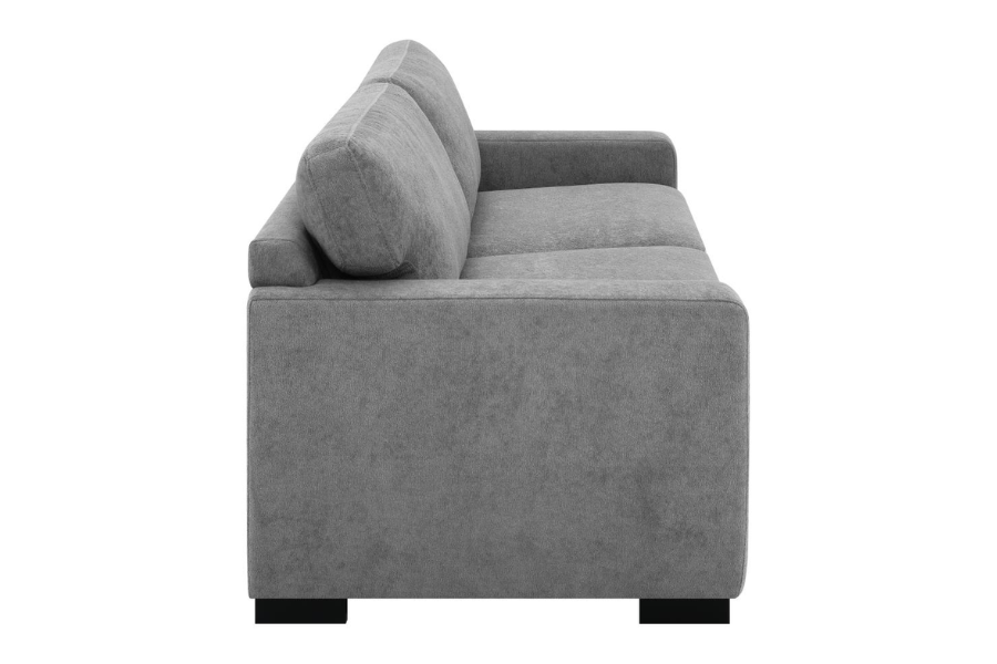 Simpson Upholstered Sofa Sleeper with Queen Mattress Grey 360050