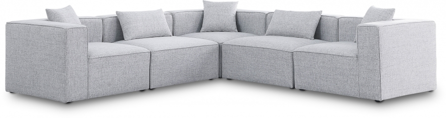 Seccional modular Roma SKU: 18630Grey-Sec5C