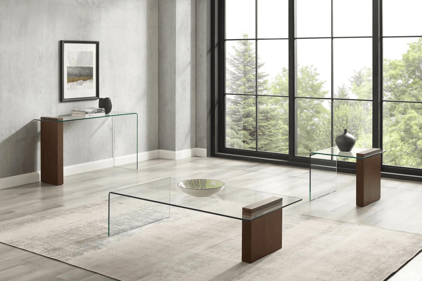 Buono End Table Walnut Model CB-1154-END-WAL - Venini Furniture