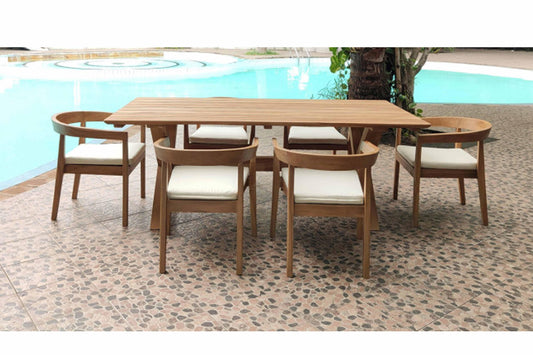 Bali Rectangular Table SKU: PJO-3601-NAT-RT - Venini Furniture