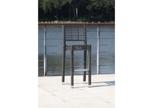 Graphite Stackable Barstool SKU: PJO-1601-GRY-BS - Venini Furniture