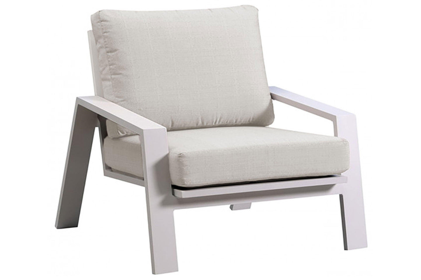Mykonos Lounge Chair w/off-white cushion - Venini Furniture
