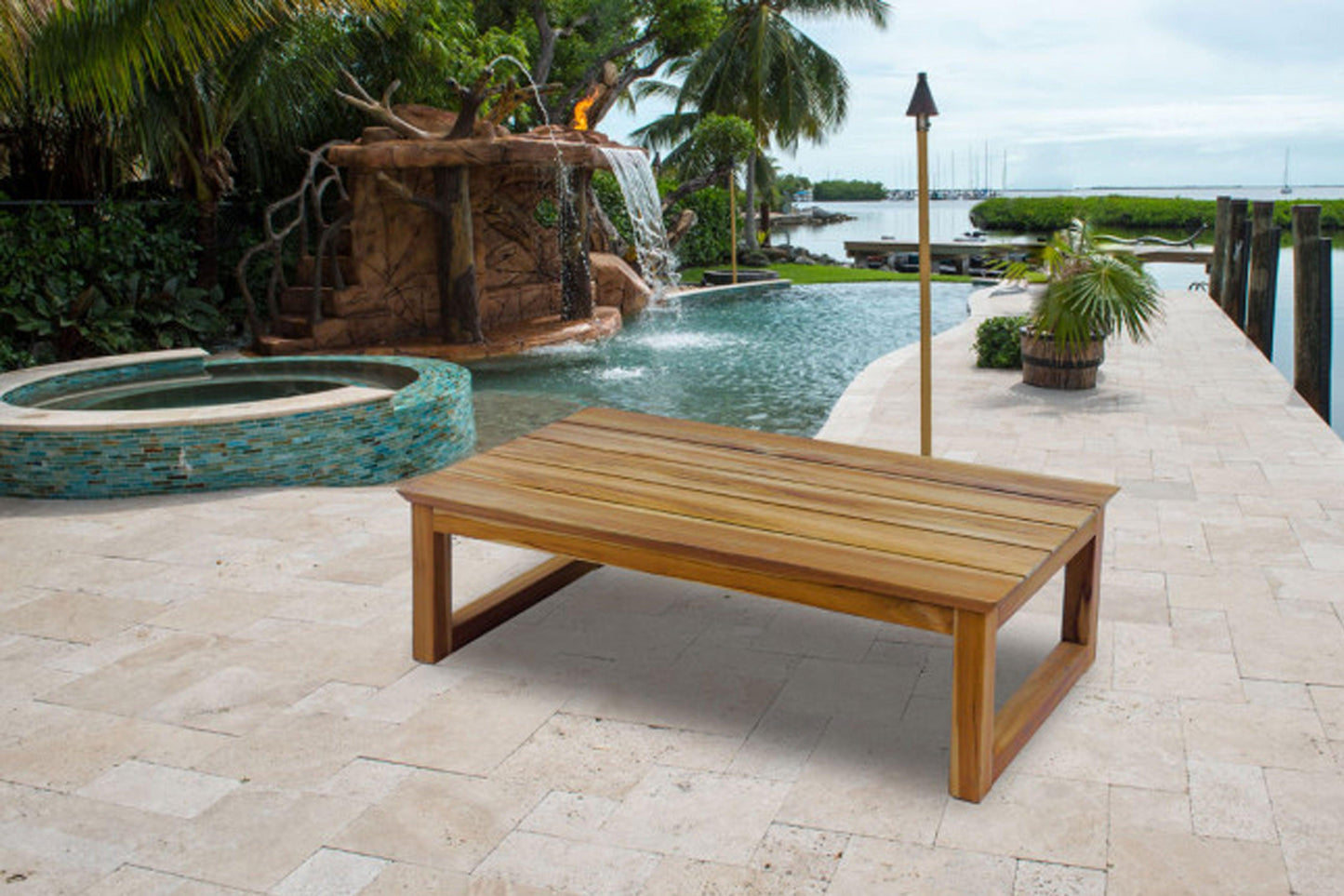 Bali Coffee Table SKU: PJO-3601-NAT-CT - Venini Furniture