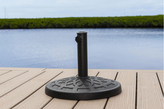 Panama Jack Resin Umbrella Base For Dining Tables (25 Lbs.) - Venini Furniture