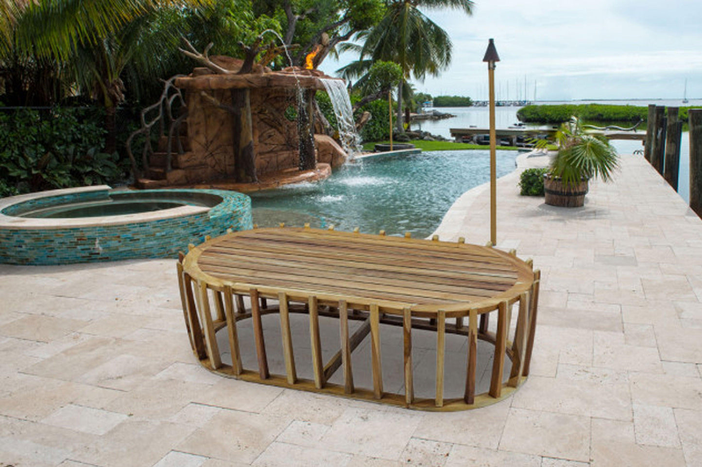 Throne Teak Coffee Table - Venini Furniture