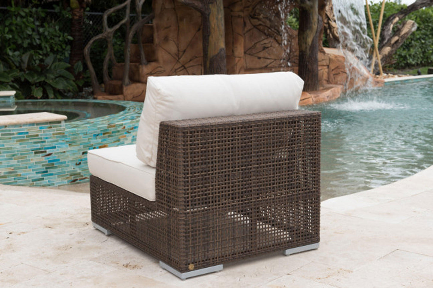 Atlantis Patio Modular Armless Chair SKU: 903-1321-JBP-A - Venini Furniture