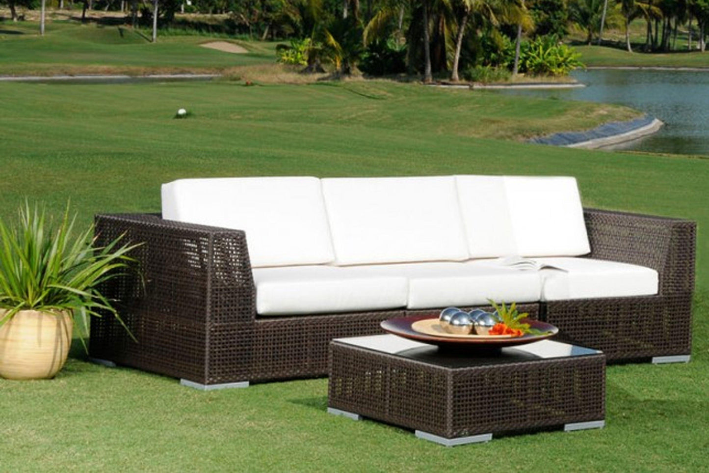 Atlantis Sofa 3 PC Set Deep Seating Group SKU: 3 PC SET-903-SOFA - Venini Furniture