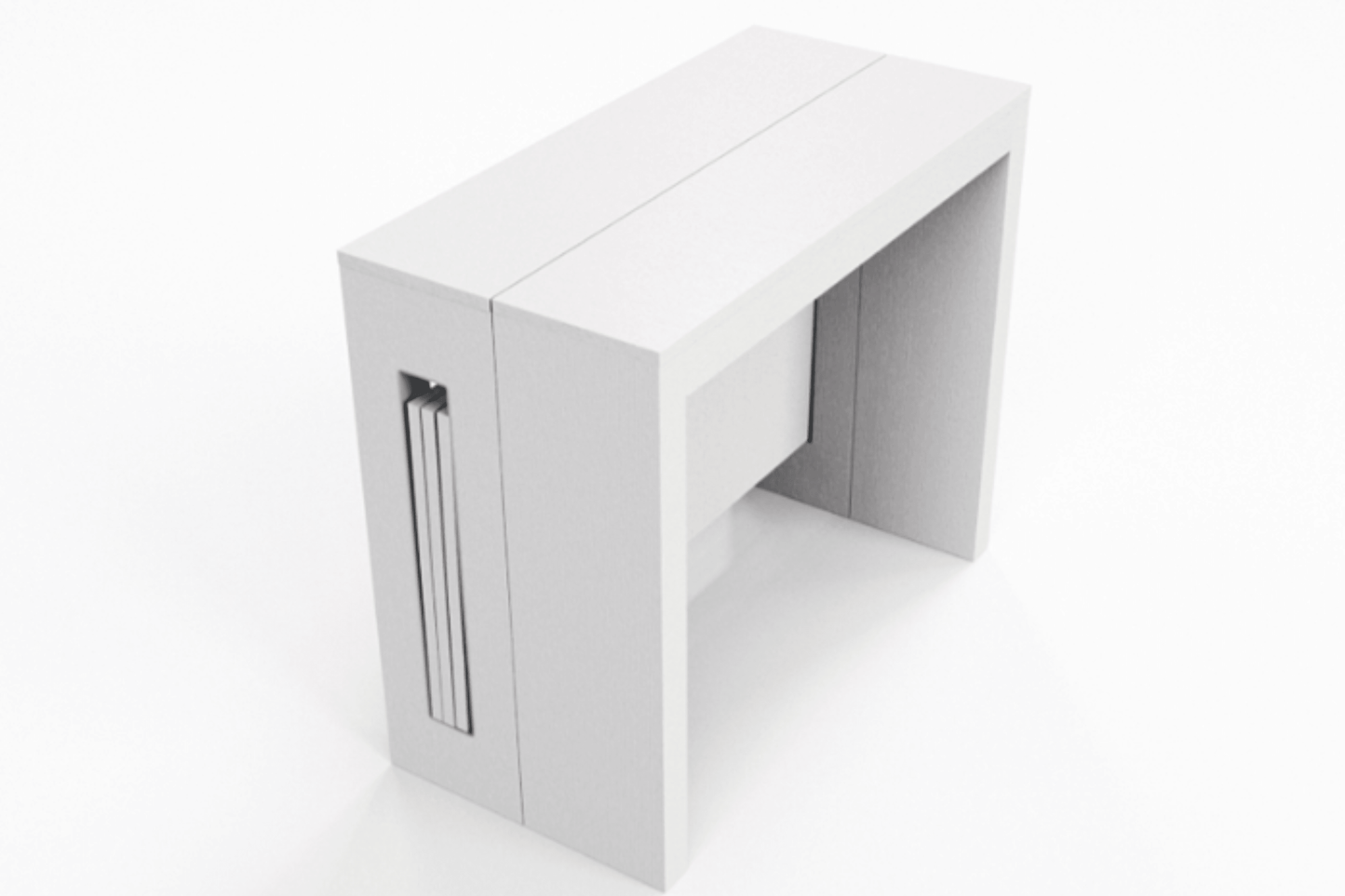 Tropea Expandable Table Model TC-542B-WH - Venini Furniture