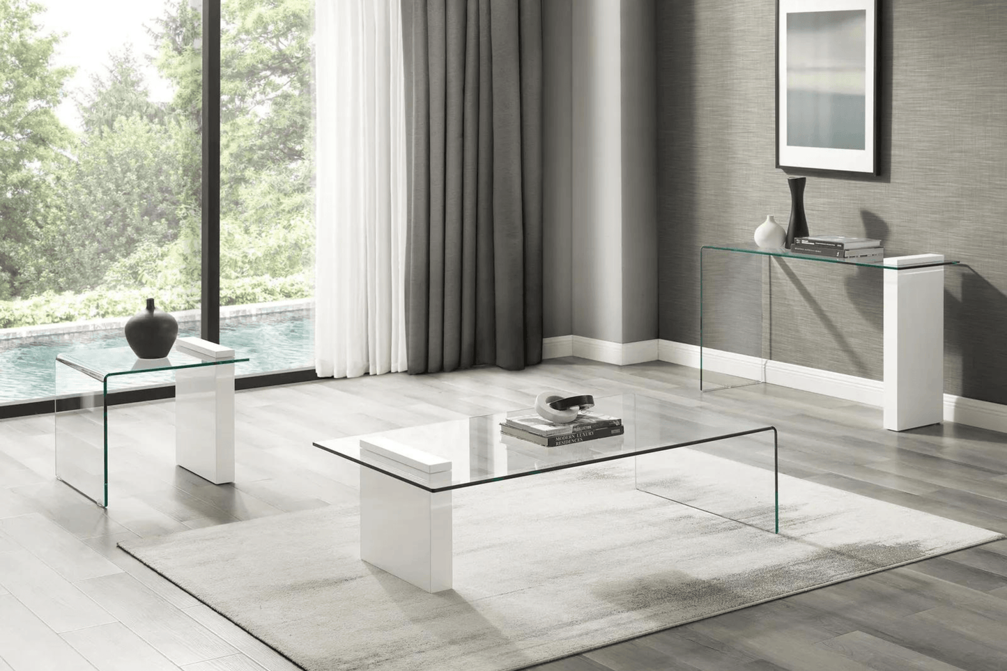 Buono Coffee Table White Model CB-1154-COFFEE-WH - Venini Furniture