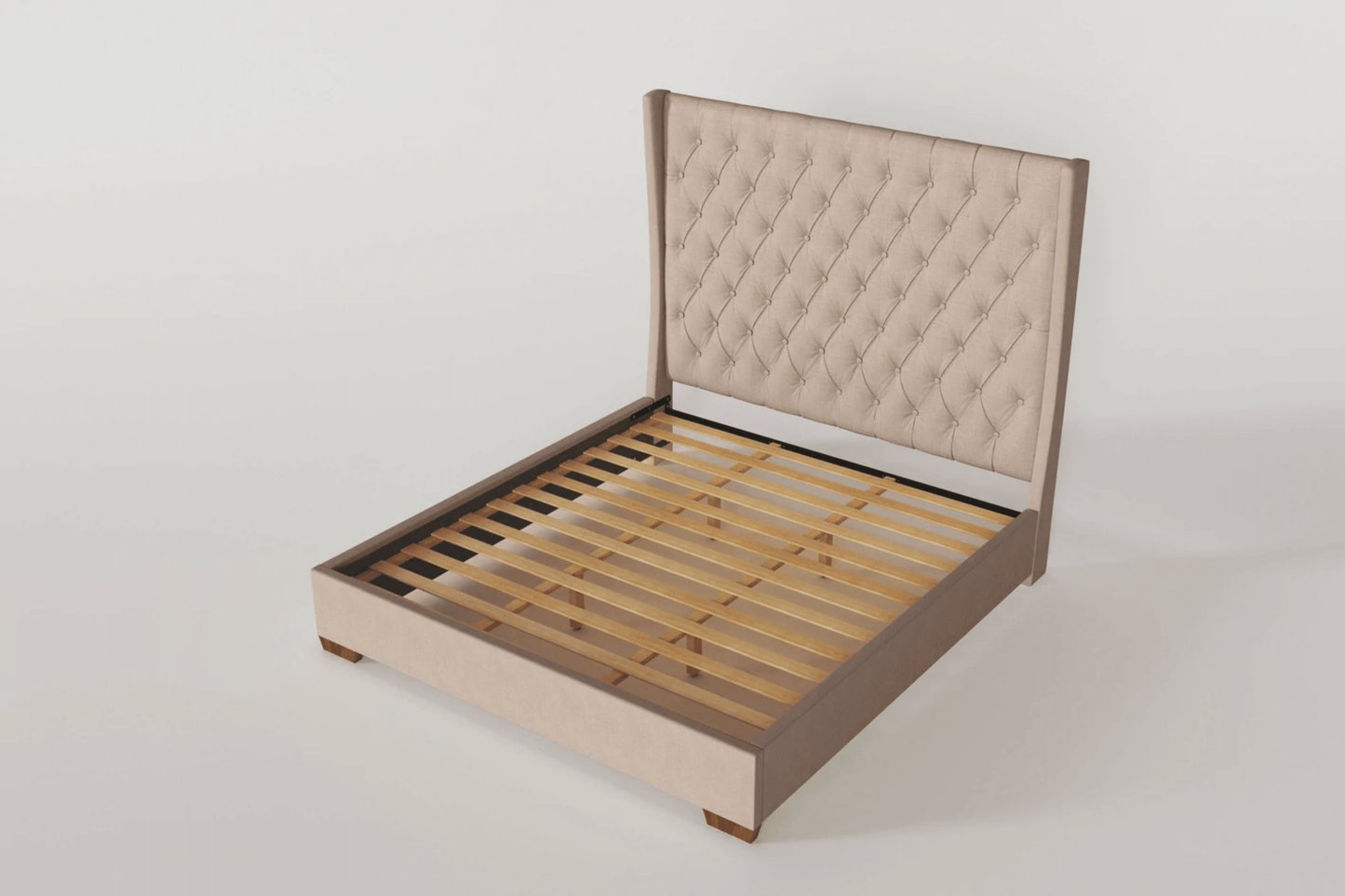 Sienna Beige Bed - Venini Furniture