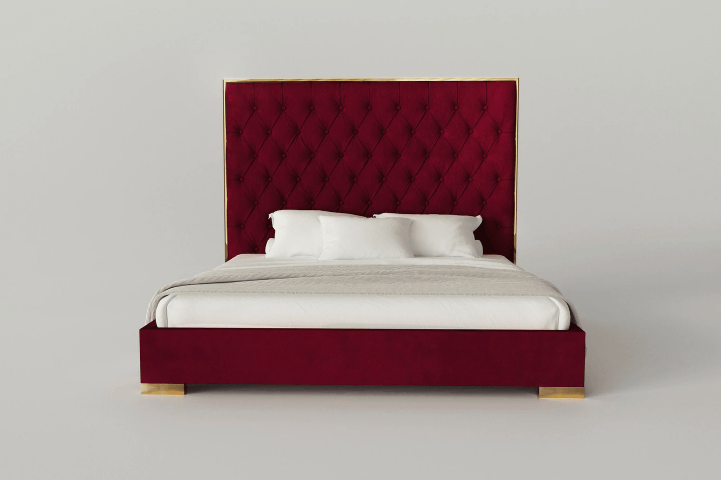 Patricia Velvet Bed - Venini Furniture