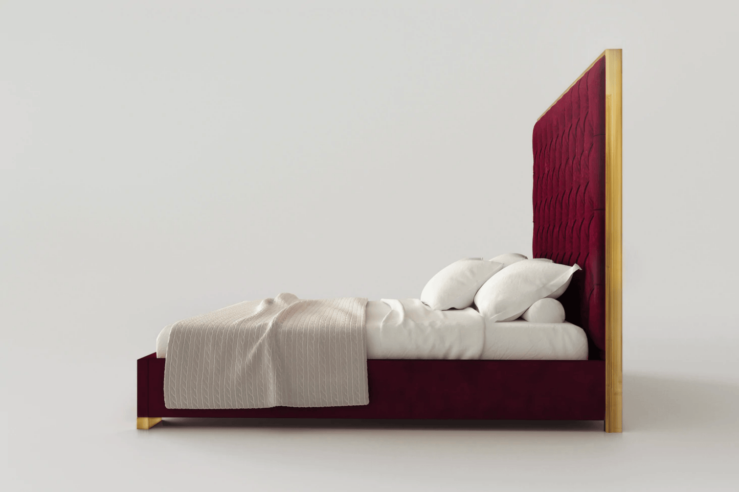 Patricia Velvet Bed - Venini Furniture