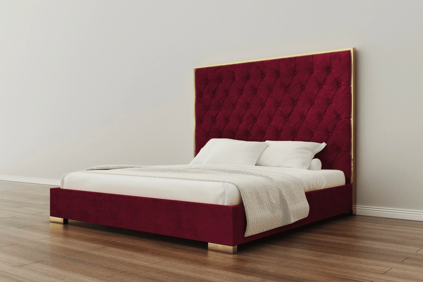 Patricia Velvet Bed - Venini Furniture