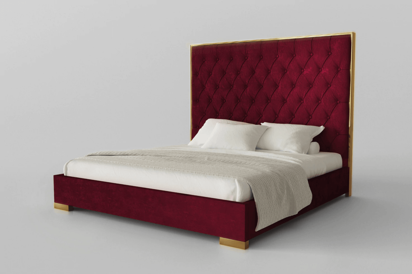 Patricia Velvet Bed - Venini Furniture